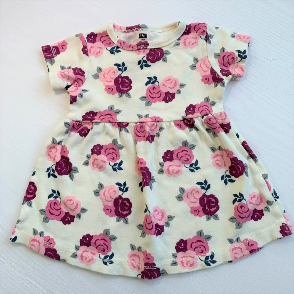 HB Rose Floral Dress 6-9 Months